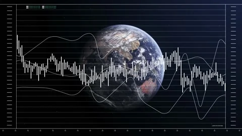 Global data report, worldwide stats and infographics. Stock Footage 168764461