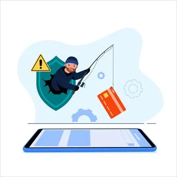Global data security, personal data security, cyber data security online Stock Illustration