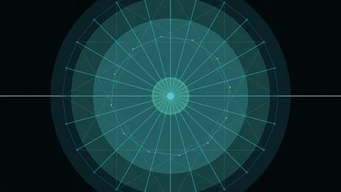 Global Data System and Centralized Communications Network Animation Vídeo Stock 335120332