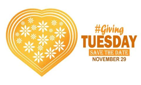 Global day of charitable giving Ilustración de archivo