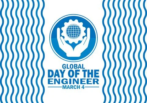 Global Day Of The Engineer Stock Illustration