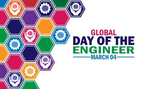 Global Day Of The Engineer Vector Template Design Illustration イラスト素材