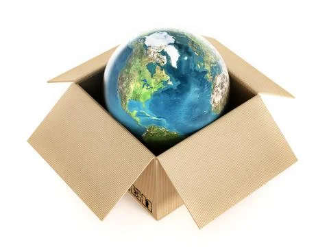 Global delivery Stock Illustration