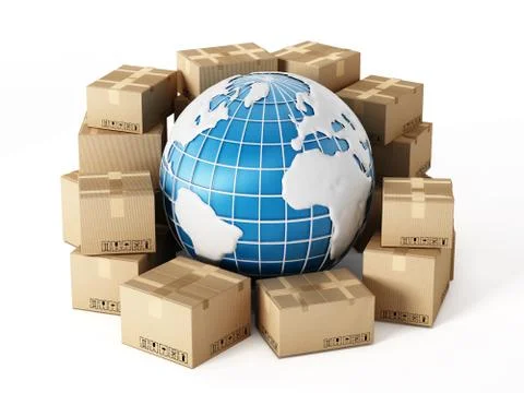 Global delivery 库存插图