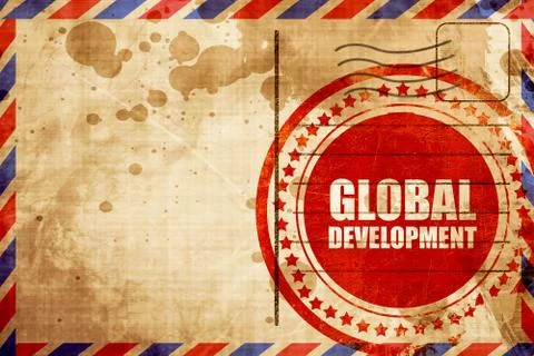 Global development Illustrazione stock