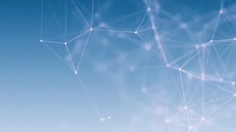 Global digital network blue animation background Video stock 88744401