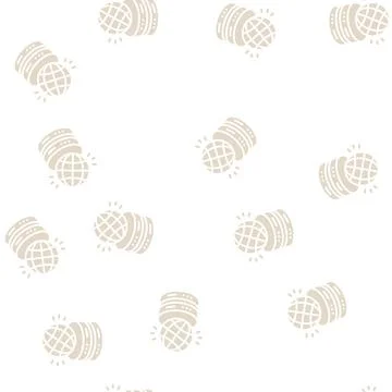 Global digital processing glyph seamless pattern Stock Illustration