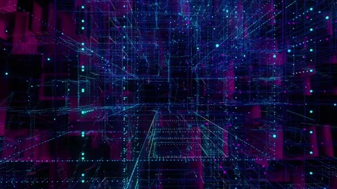 The global digital world network, a concept image Stock Footage 285759732