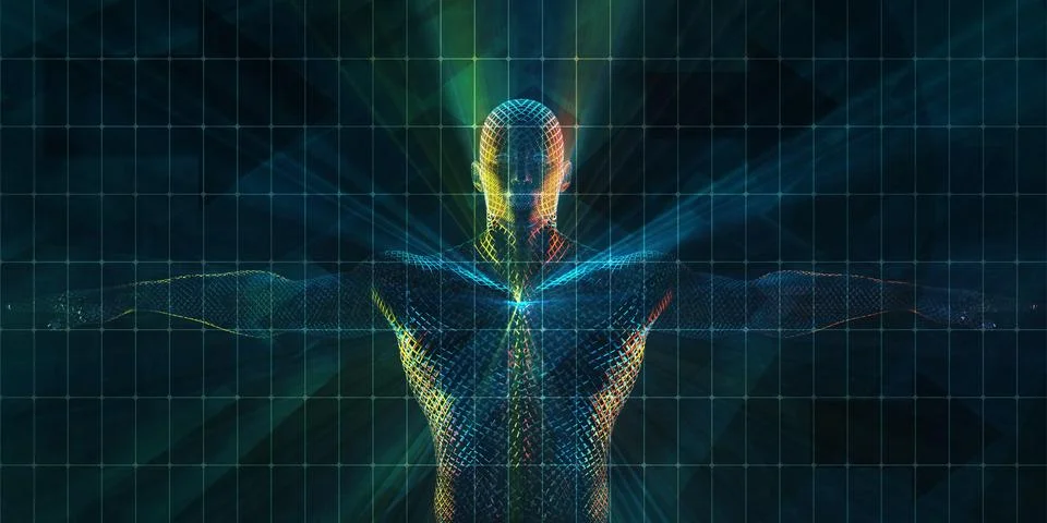 Global Digitalization Stock Illustration