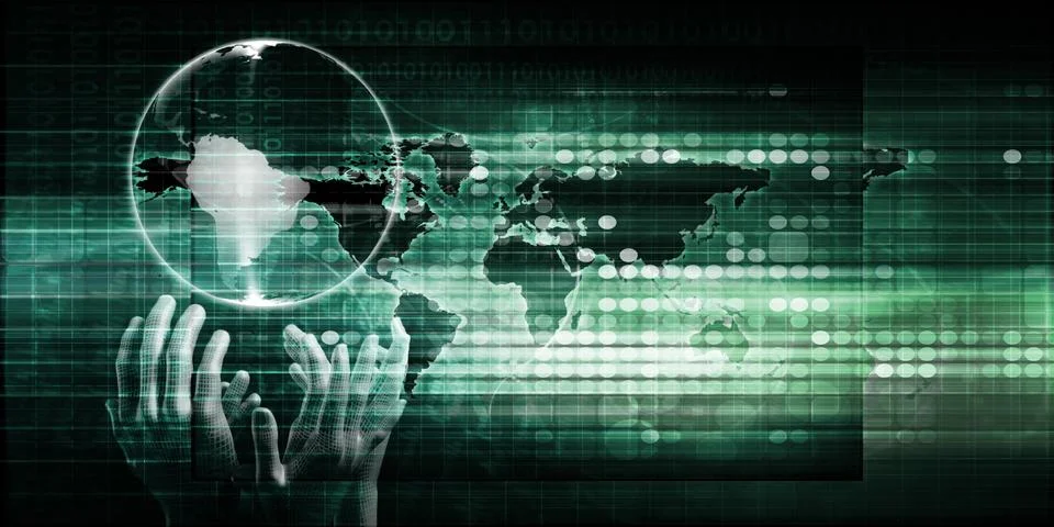 Global Distribution System 库存插图