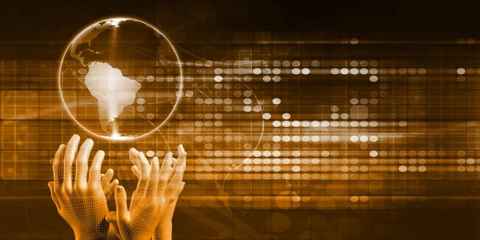 Global Distribution System Stock Illustration