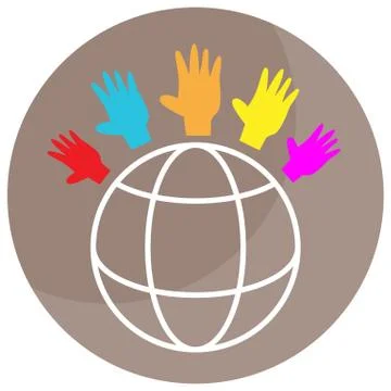 Global Diversity Icon Stock Illustration