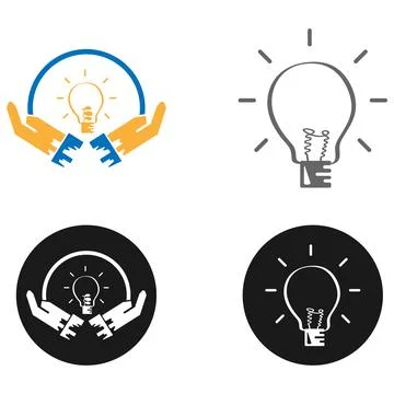 Global Earth Light Bulb Design Illustration