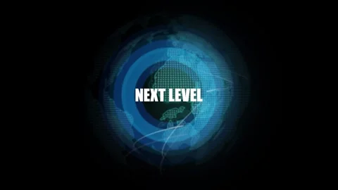 Global earth on next level concept. Stock Footage 293484019
