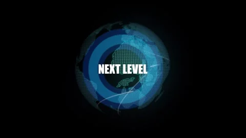 Global earth on next level concept. Stock Footage 293484021