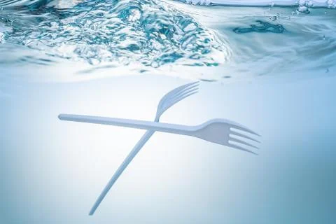 The global ecological problem, environmental pollution, waste in the seas and Stock Photos