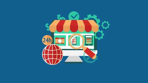 Global Ecommerce Platform and Online Delivery System Stock Footage 311878929