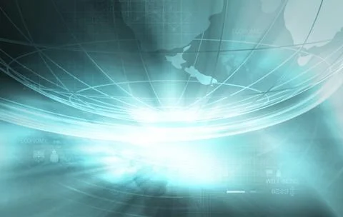 Global Economic Problems with Analytical Graph in Background Concept Series Illustrazione stock