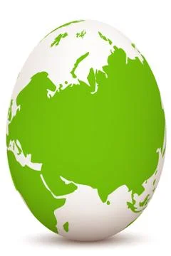 Global egg Stock Illustration