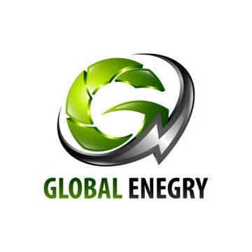 Global energy lightning initial letter G logo concept design template Stock Illustration