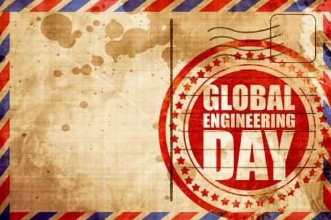 Global engineering day Stock Illustration