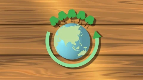 Global environmental and conservation - forests, recycling and ecology Stock Footage 117962943