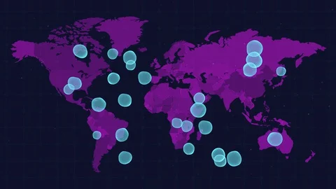 Global epidemic. Coronavirus Stock Footage 127618355