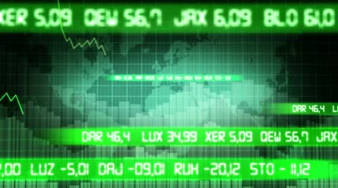 Global Finance Stock Footage 8854118