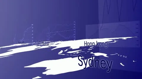 Global financial capitals Vídeo Stock 11399465