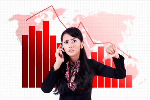 Global financial crisis Stock Illustration