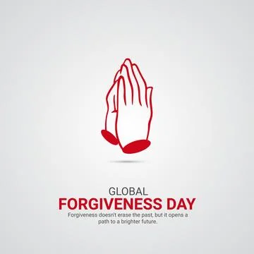 Global Forgiveness Day Creative Ads. Global Forgiveness Day. 7 July. vector.. Illustrazione stock