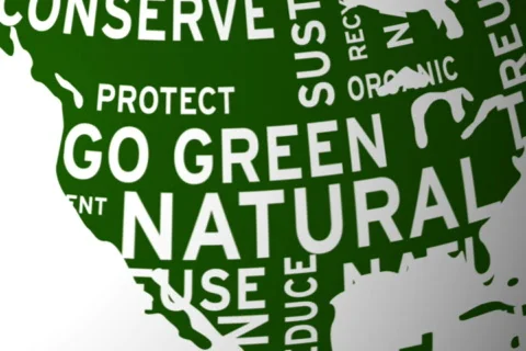 Global green words Stock Footage 723908