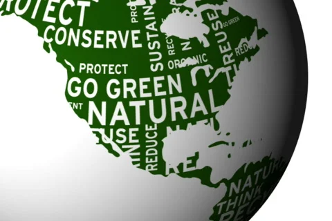 Global green words Stock Footage 723909