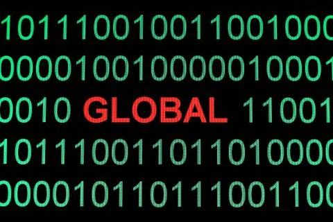 Global Stockillustratie