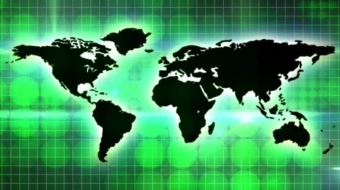 Global information background loop Stock Footage 708890
