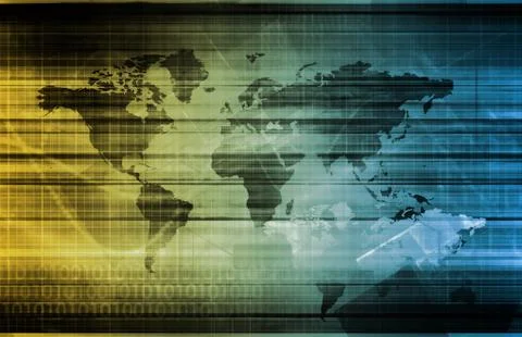 Global Information Technology Stock Illustration