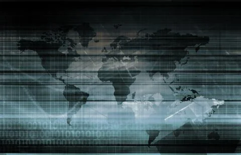 Global Information Technology Stock Illustration