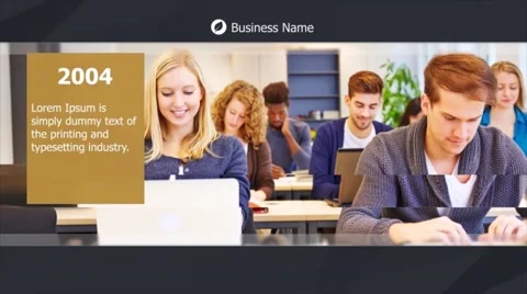 Global Initiative Corporate Timeline Stock After Effects