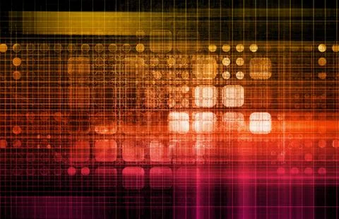 Global Integration Network Stockillustratie