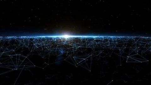 Global International Connectivity Background Stock Footage 127893266