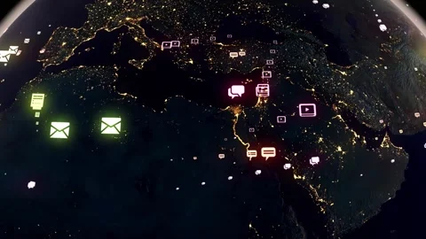 Global Internet Activity Video stock 279139237