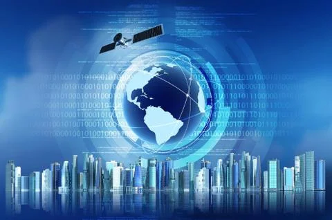 Global internet concept Stock Illustration