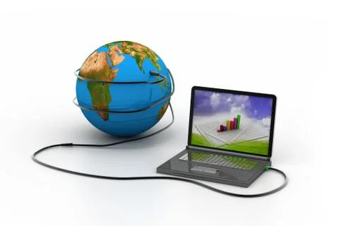 Global internet concept Stock Illustration