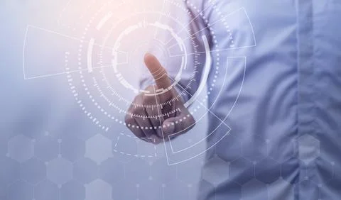 Global internet connection application and technology digital marketing Stock Photos