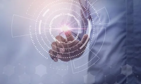 Global internet connection application and technology digital marketing Stock Photos