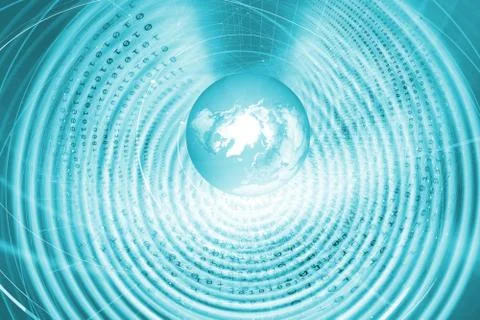 Global Internet connection background concept series Illustrazione stock