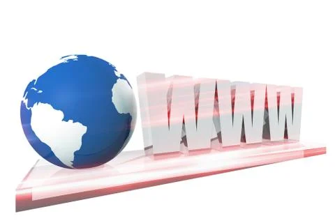 Global internet Stockillustratie