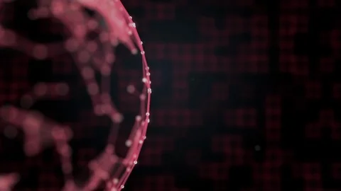 Global internet telecommunication concept. 3d globe with high speed network of Stock Footage 121933865