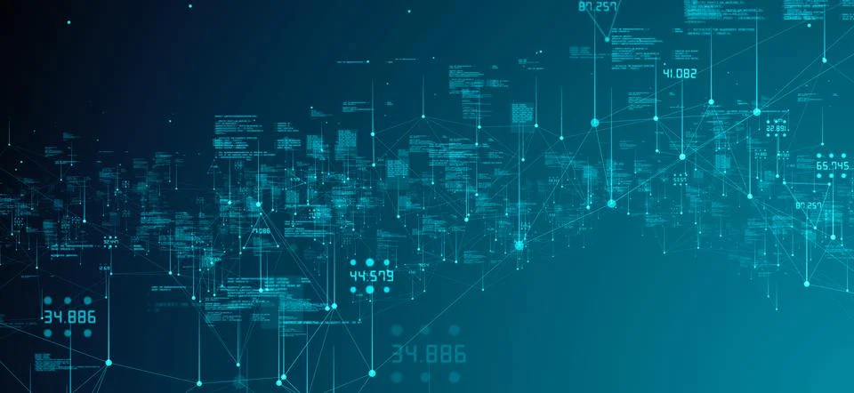 Global internet of things IOT using cloud computing big data network connecti Stock Illustration