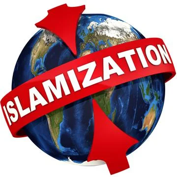 Global islamization Stock-Illustration
